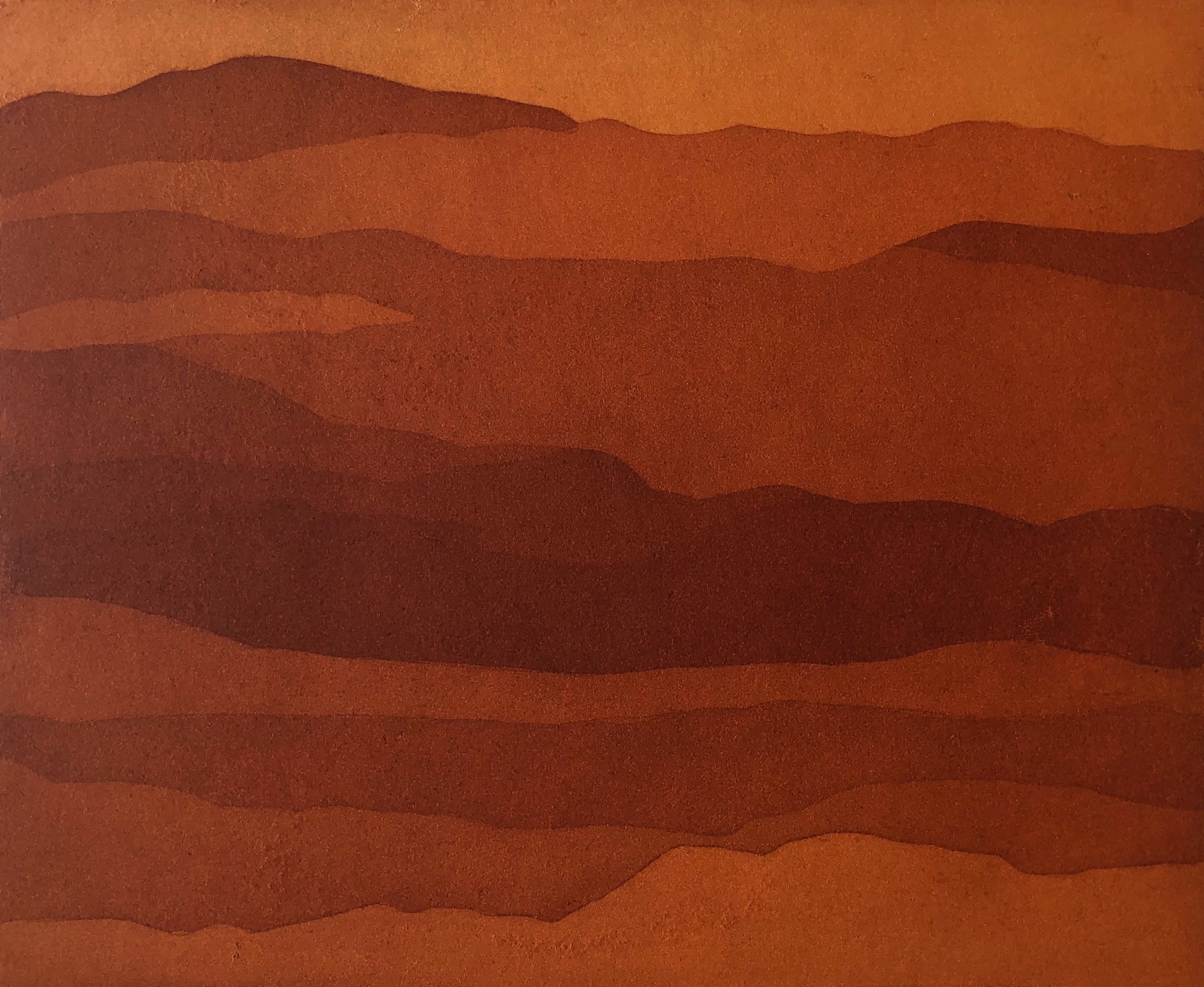Montreux (orange) by Shannon Milar — Dust and Scratches series.