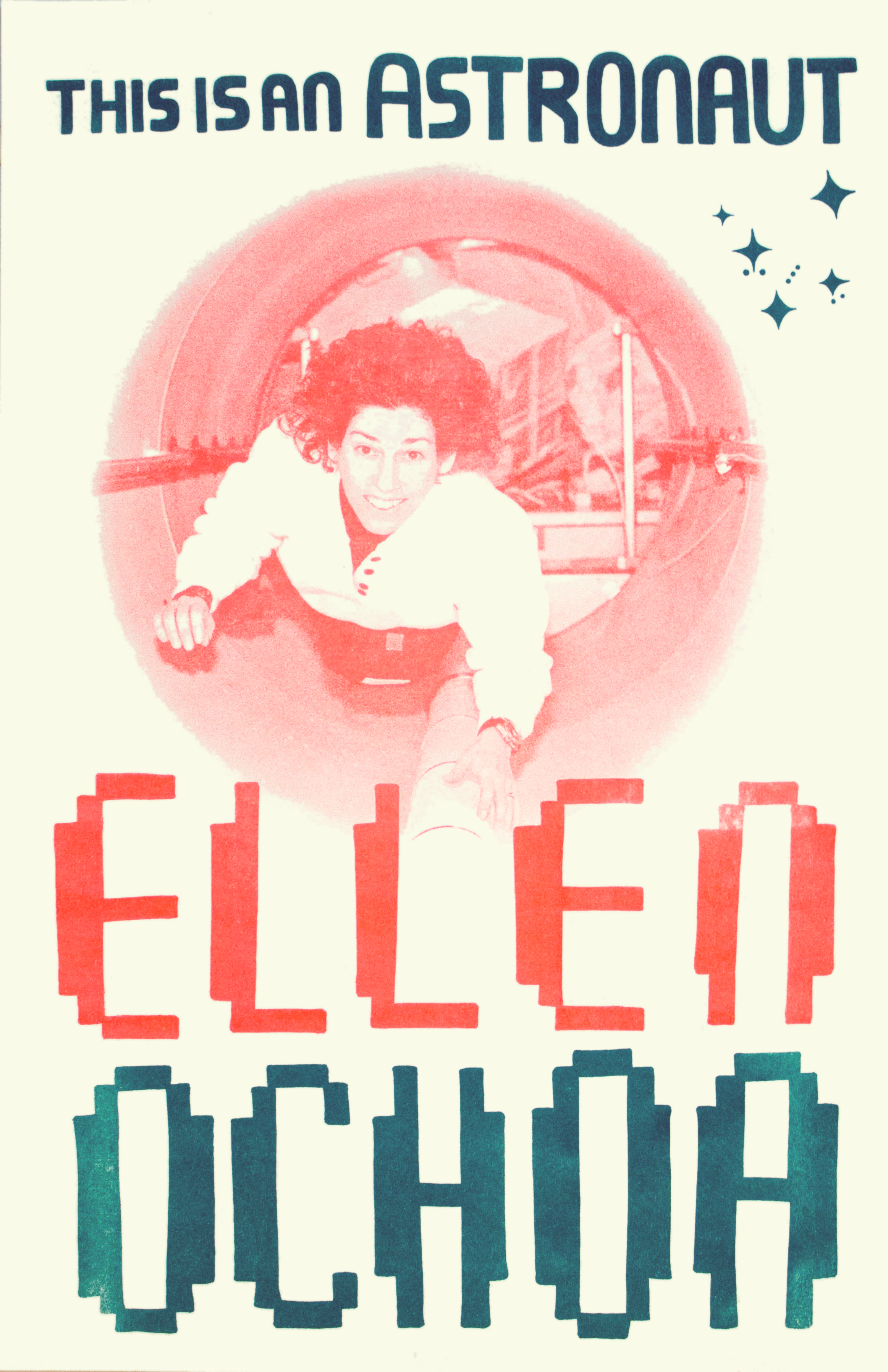 Ellen Ochoa by Shannon Milar — STEM Heroes Redux series.